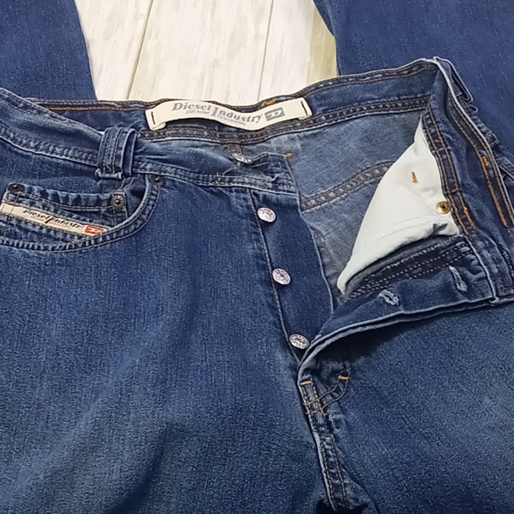 Vintage Diesel Industry Saddle Jeans Size 30 - Picture 15 of 16